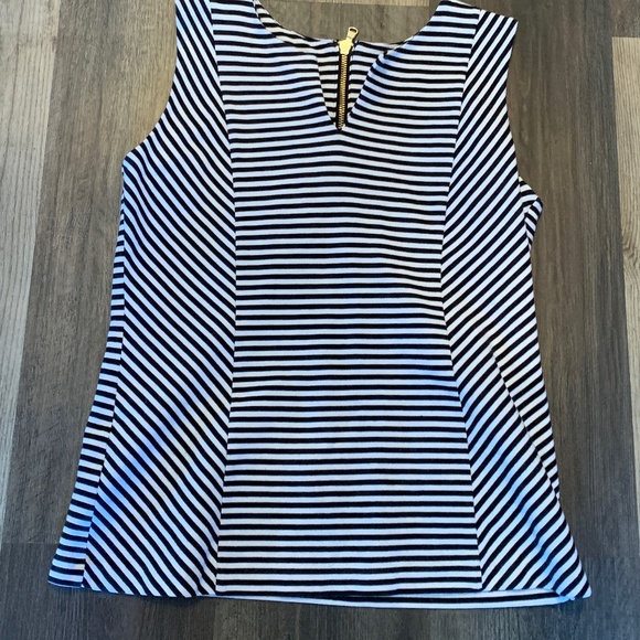 Talbots exposed back zip sleeveless top .‎ Worn about 5x - Picture 1 of 4